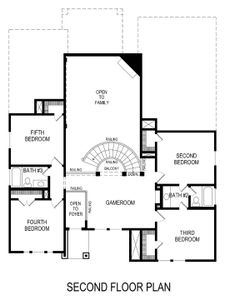 New construction Single-Family house 1743 Newport Ln, Cedar Hill, TX 75104 plan Regency 2F (w/Game) - image