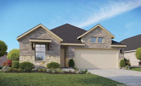 New construction Single-Family house 2604 Gideon Lane, New Braunfels, TX 78130 Enclave Series - Bermuda- photo 0