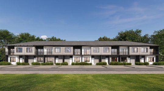 New construction Townhouse house 418 Nw 13 Ct, Unit 4, Florida City, FL 33034 - image