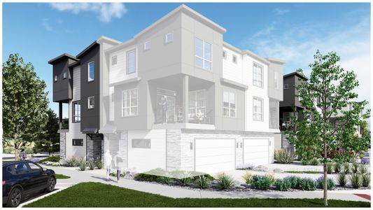 New construction Townhouse house 10746 Spalding Vw, Colorado Springs, CO 80908 plan Emmet - image