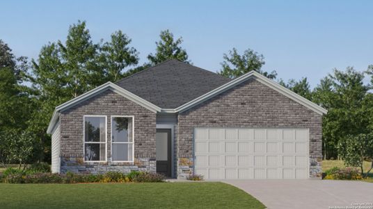 New construction Single-Family house 933 Riviera Court, Seguin, TX 78155 Clearwater- photo 0