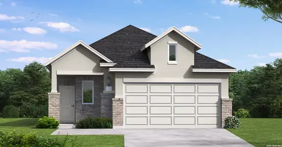 New construction Single-Family house 8437 Frostwood Hts, San Antonio, TX 78263 plan Panola - image