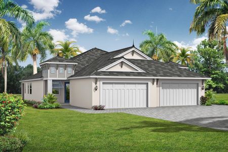 New construction Duplex house 304 Monet Trl, Bradenton, FL 34212 plan Captiva Villa - image
