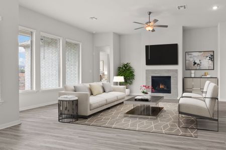 New construction Single-Family house 1416 Corduroy Ln, Georgetown, TX 78633 plan Asherton - image