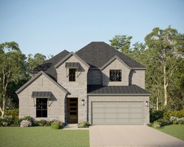 Plan 1566 Elevation C w/ Stone