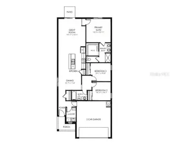 New construction Single-Family house 17411 Green Groove Dr, Brooksville, FL 34601 plan Everglade - image