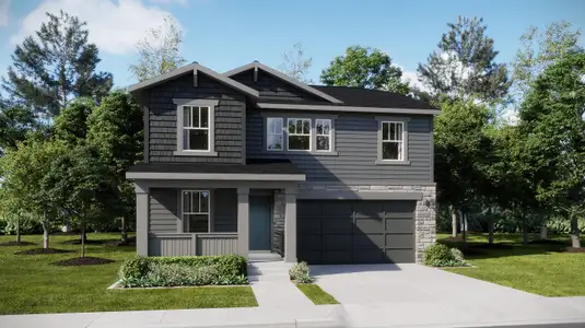 New construction Single-Family house 9204 Old Divide Dr, Colorado Springs, CO 80908 plan Marigold - image