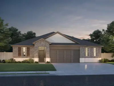 New construction Single-Family house 129 Marfa Dr, Kyle, TX 78640 The Liberty- photo 0