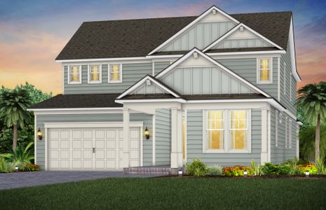 New construction Single-Family house 400 Peppervine Wy, Wildlight, FL 32097 plan Serena - image