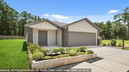 New construction Single-Family house 11763 Ruffian Dr, Willis, TX 77318 plan Caprock - image