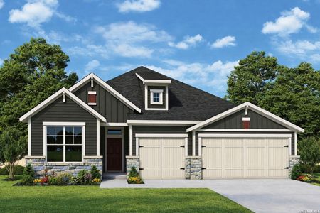 New construction Single-Family house 8123 Wellstone, Schertz, TX 78154 plan The Paddington - image