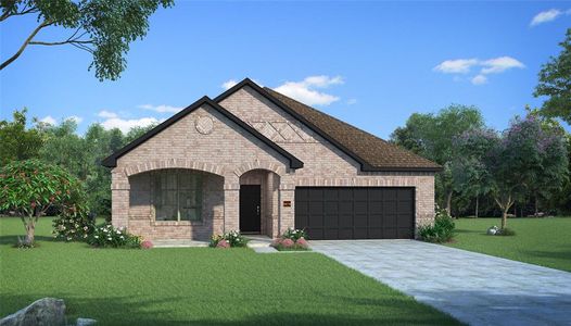 New construction Single-Family house 7557 Wild Mint Trl, Venus, TX 76084 Cottonwood II W- photo 2 2