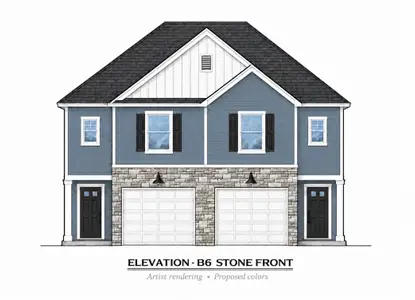 New construction Single-Family house 611 Seaborn Cir, Pendleton, SC 29670 plan Belmont - image