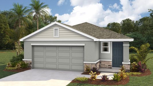 New construction Single-Family house 4982 Eagle Rock Dr, Wimauma, FL 33598 plan Harper - image