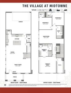 Our end unit Tatum floor plan offers everything you have been searching for in a low maintenance lifestyle home!