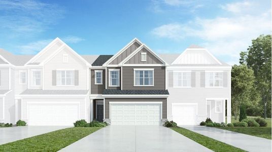 New construction Townhouse house 1100 Tea Time Trail, Durham, NC 27703 - photo 0