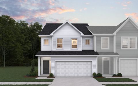 New construction Townhouse house 3625 Bailey Lake Dr, Fuquay Varina, NC 27526 plan Kinston - Townhomes - image