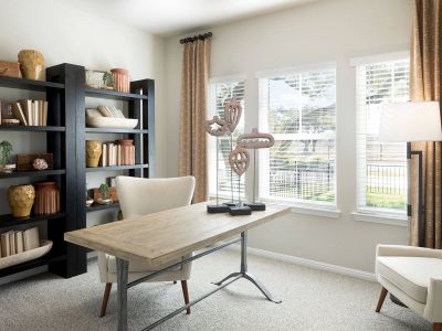 Utilize this spacious flex space as a home office or however best suits your family's needs.