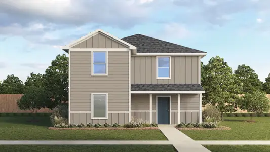 New construction Single-Family house 177 Bardwell Wy, Buda, TX 78610 plan The Pearl - image