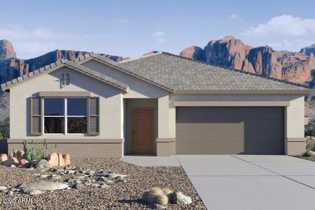 New construction Single-Family house 8470 W Mantle Wy, Florence, AZ 85132 Blackstone - photo 0 0