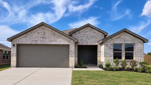 New construction Single-Family house 1300 Bristol Wy, Granbury, TX 76048 plan Denton - image