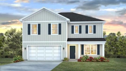 New construction Single-Family house 140 Milestone Trl, Crawfordville, FL 32327 plan The Galen - image