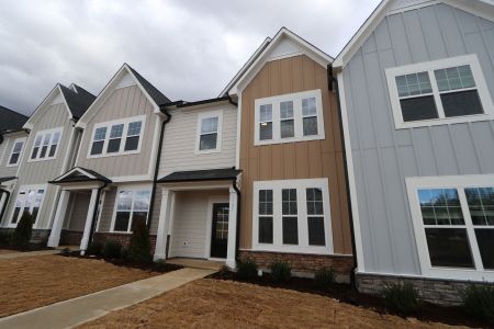 New construction Townhouse house 3197 Mission Olive Pl, New Hill, NC 27562 Hazelnut - Townhome Series- photo 83 83