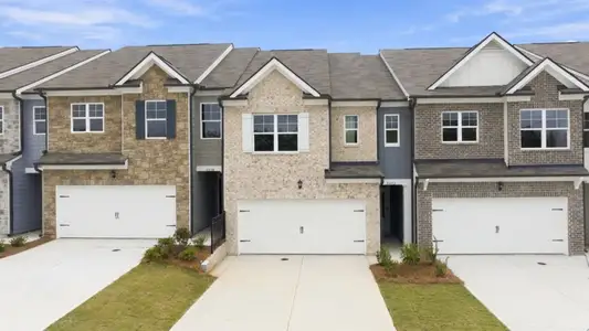 New construction Townhouse house 2362 Carlton Pkwy, Douglasville, GA 30135 plan Salisbury - image