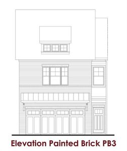 New construction Townhouse house 4151 Millstone Park Ln, Gainesville, GA 30504 plan Cheshire - image