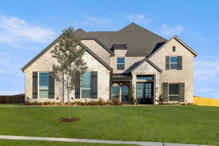 New construction Single-Family house 230 Broadmoor Ln, Ovilla, TX 75154 plan Broadcrest FSW (w/Media or Opt 6th BR) - image