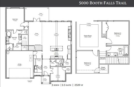 New construction Single-Family house 5000 Booth Falls Trl, Bryan, TX 77802 plan The Lydia - image 2