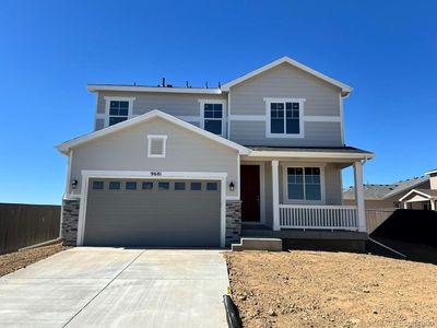 New construction Single-Family house 9681 Cathay Street, Commerce City, CO 80022 Lapis- photo 0