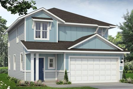 New construction Single-Family house 13408 Roughstock Wy, Mustang Ridge, TX 78610 plan Durango 1668 - image