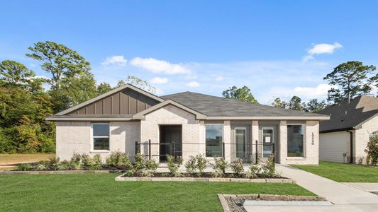 New construction Single-Family house 12440 Lexington Heights Dr, Willis, TX 77318 plan Austin - image