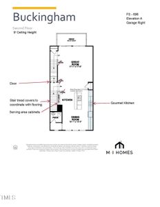 New construction Townhouse house 2372 Bay Minette Sta, Apex, NC 27502 Buckingham - Front Entry Townhomes- photo 2 2