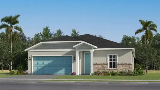 New construction Single-Family house 3123 Spanish Cedar Pl, Fort Pierce, FL 34946 plan Franklin - image