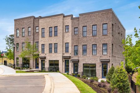 New construction Condo house 607 Red Clay Farms, Suwanee, GA 30024 plan Burton - image