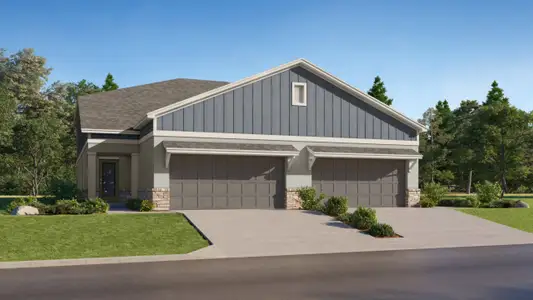 New construction Single-Family house 18214 Pleasantview Blvd, Land O' Lakes, FL 34638 plan Del Mar - image