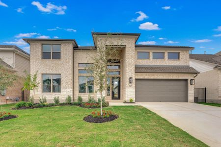 New construction Single-Family house 161 Montecilo Dr, Liberty Hill, TX 78642 plan The Cameron - image