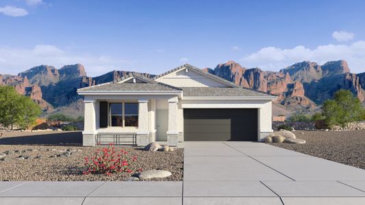 New construction Single-Family house 40040 W Venture Rd, Maricopa, AZ 85138 Puffin- photo 0