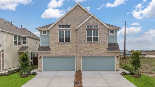 New construction Duplex house 5230 Capricorn Wy, Manvel, TX 77578 Bungalo II - Villas Collection- photo 0