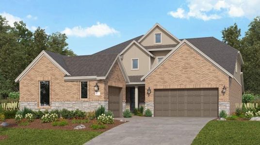 New construction Single-Family house 31931 Sorrel Copley Lane, Hockley, TX 77447 Oak Hill IV- photo 0