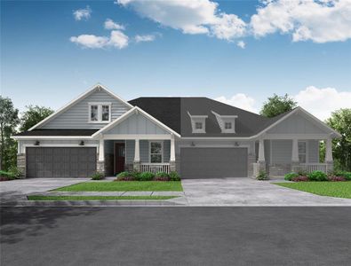 New construction Townhouse house 14255 Juniper Breeze Court, Willis, TX 77318 - photo 0