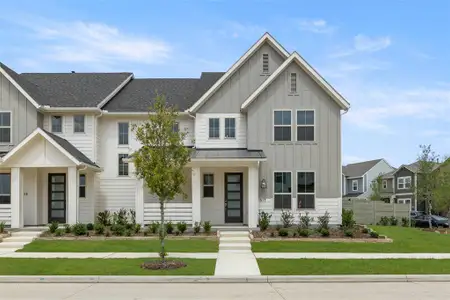 New construction Townhouse house 1517 Roundup Wy, Argyle, TX 76226 plan Poppy - image