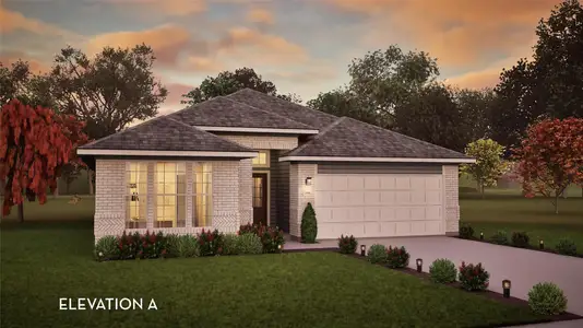 New construction Single-Family house 12022 S Crooked Creek Ln, Santa Fe, TX 77510 - image