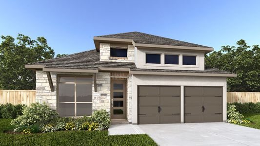 New construction Single-Family house 112 Spring Bluff Lane, Andice, TX 78628 2410W- photo 0