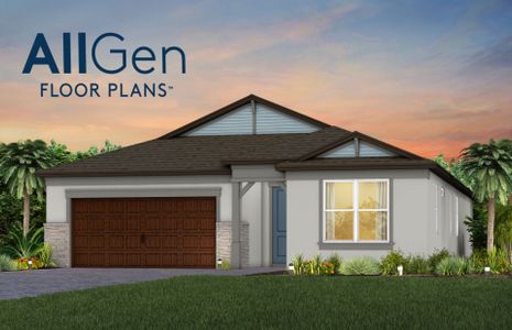New construction Single-Family house 33247 Legacy Lands Ln, Wesley Chapel, FL 33545 plan Concord - image
