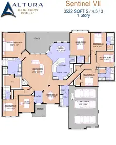 New construction Single-Family house 6712 Bassett Ln, Mesquite, TX 75126 plan Sentinel VII - image