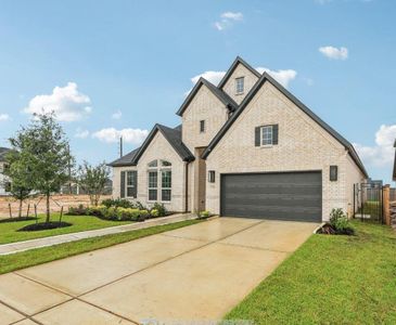 New construction Single-Family house 27314 Verbena Chase Ln, Hockley, TX 77447 plan 5019 Elevation D - image