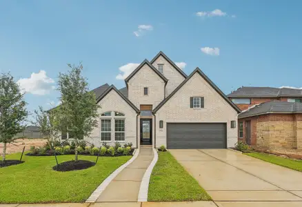 New construction Single-Family house 27314 Verbena Chase Ln, Hockley, TX 77447 plan 5019 Elevation D - image